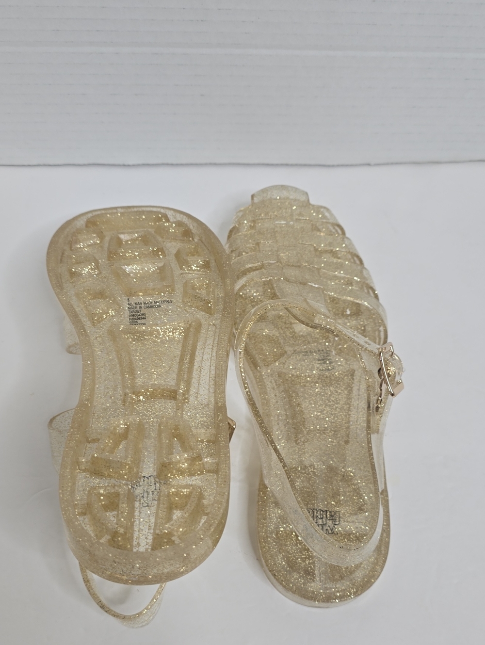 Women's Poppy Ankle Strap Sandals Jelly Wild Fable Size 6 - Picture 6 of 7